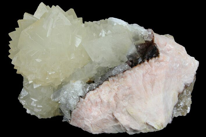 Fluorescent Calcite Crystal Cluster - Morocco #104365